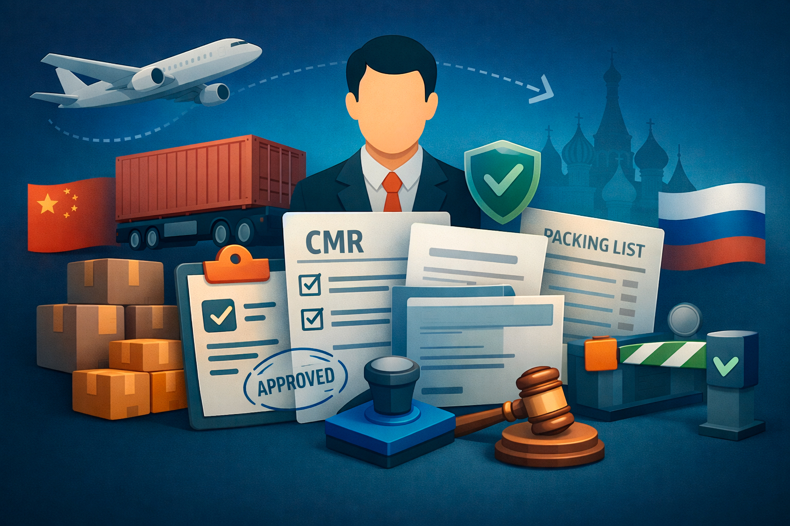 Белая доставка из Китая в Россию